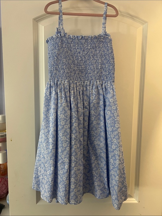 Janie and Jack Other - Janie and Jack Light Blue Floral Spaghetti-Strap Dress